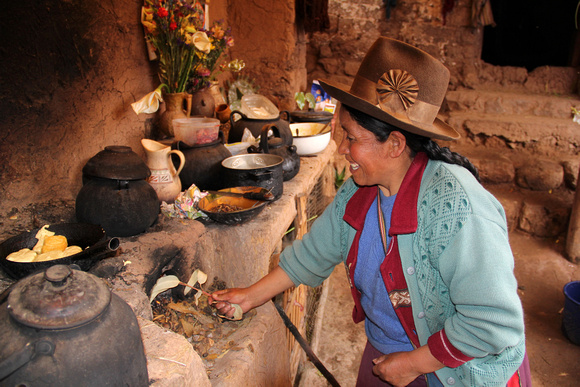 Woman at stove