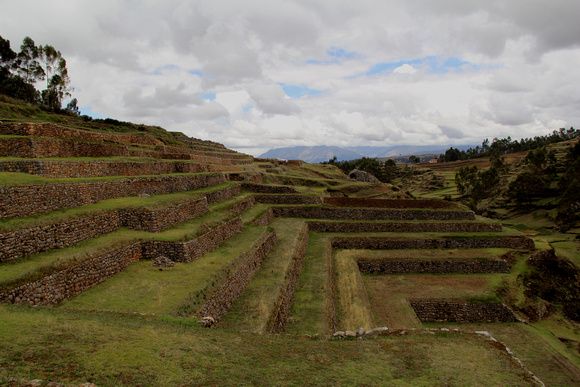 Inca Terraces in Chinchero, Peru