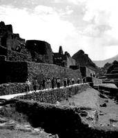 Machu Picchu - The long wall 1969