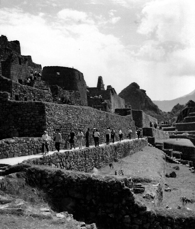 Machu Picchu - The long wall 1969
