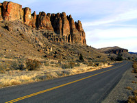 OR218 Along the Clarno Foundation of the John Day Fossil Beds